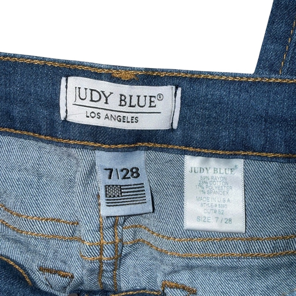 Judy Blue Dark Wash Straight Leg Jeans - Picture 3 of 3